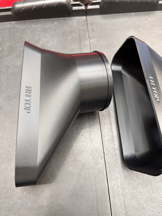 Gabafied FC3S RX‑7 Bumper Ducts (Pair) - FC2000 Bumper