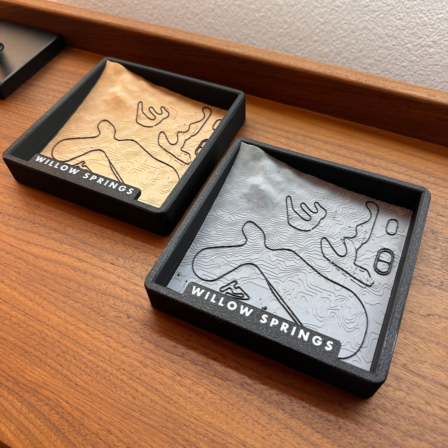 3D Track Map - Wall/Desk Art (Multiple Tracks, Willow Springs, Buttonwillow)