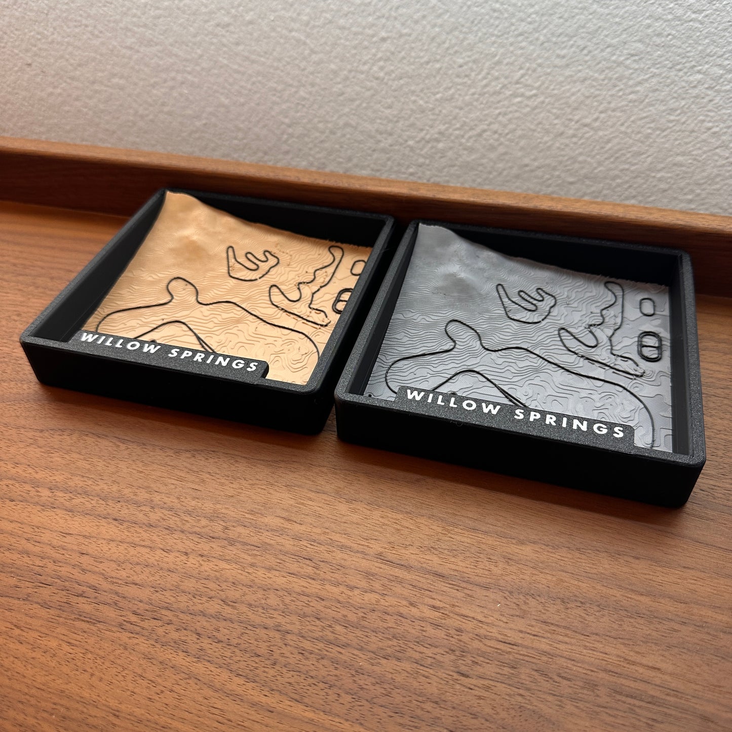 3D Track Map - Wall/Desk Art (Multiple Tracks, Willow Springs, Buttonwillow)