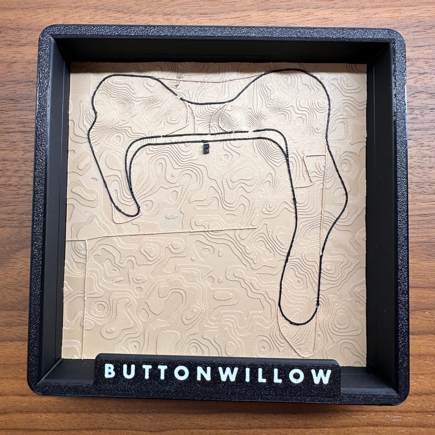 3D Track Map - Wall/Desk Art (Multiple Tracks, Willow Springs, Buttonwillow)
