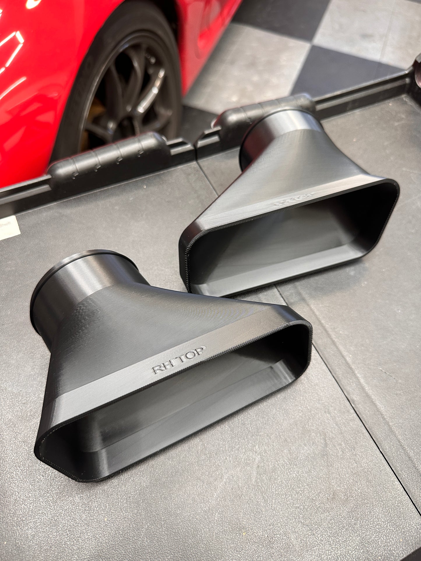 Gabafied FC3S RX‑7 Bumper Ducts (Pair) - FC2000 Bumper