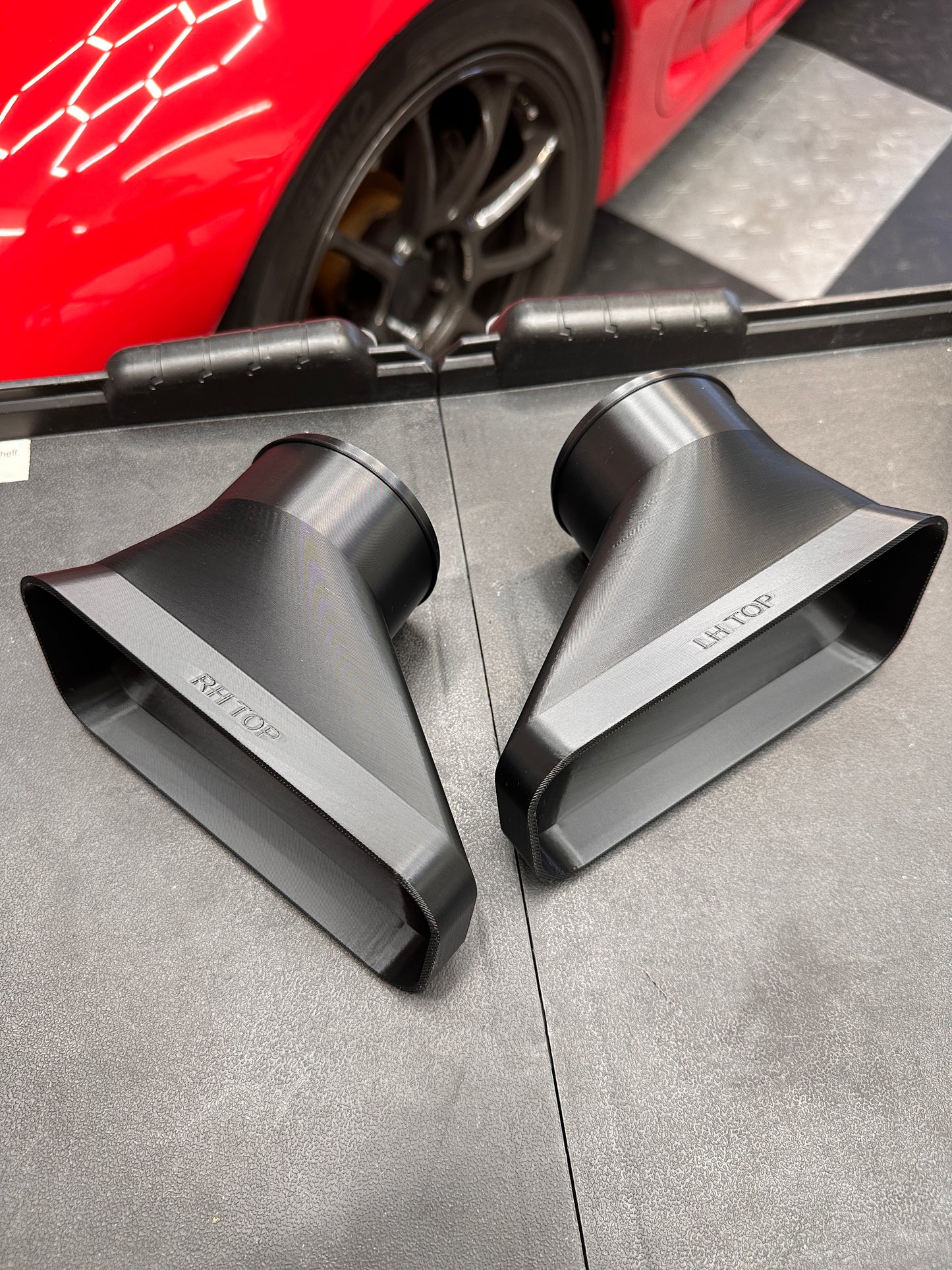 Gabafied FC3S RX‑7 Bumper Ducts (Pair) - FC2000 Bumper