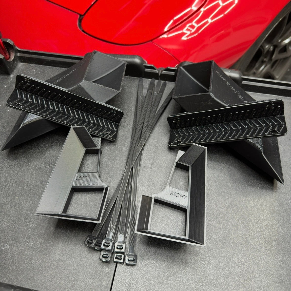 Gabafied FD3S RX‑7 Rear Brake Duct Cooling System