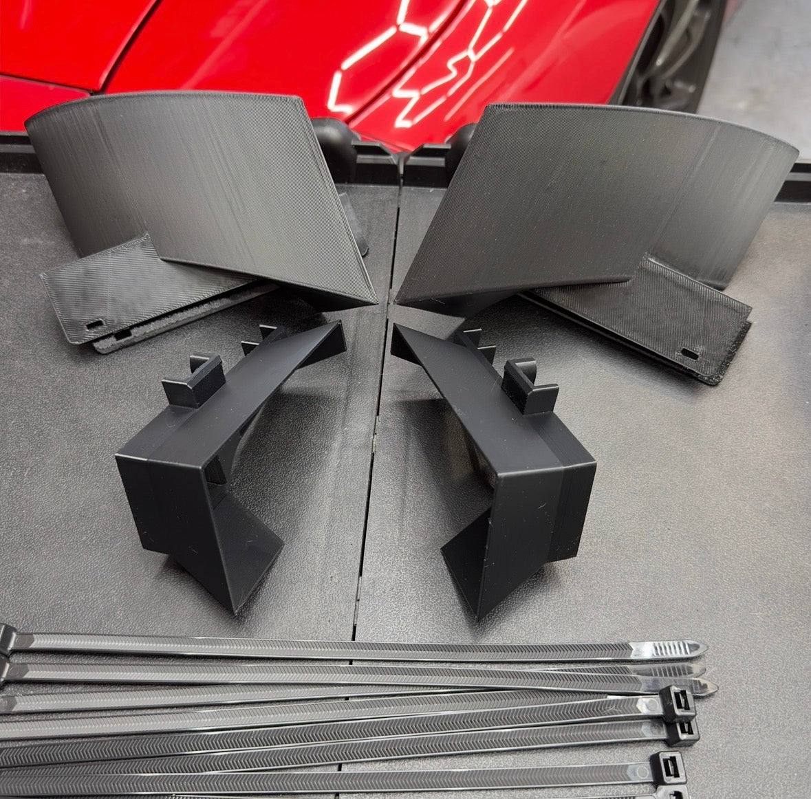 Gabafied FD3S RX‑7 Rear Brake Duct Cooling System