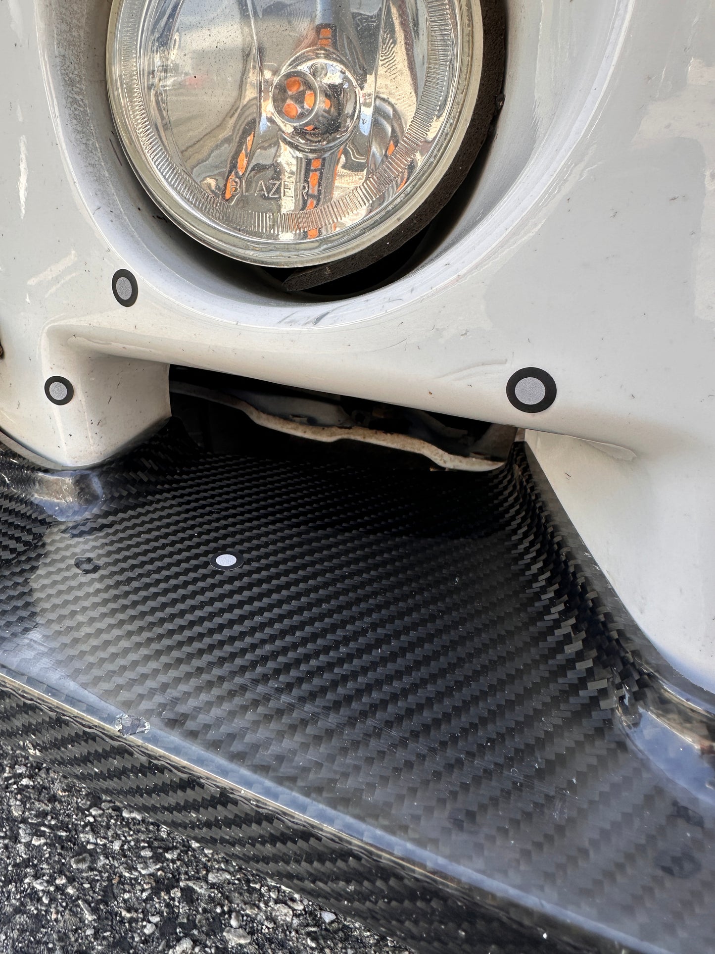 Gabafied FC3S RX‑7 Bumper Ducts (Pair) - FC2000 Bumper