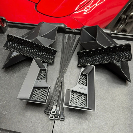 Gabafied FD3S RX‑7 Rear Brake Duct Cooling System