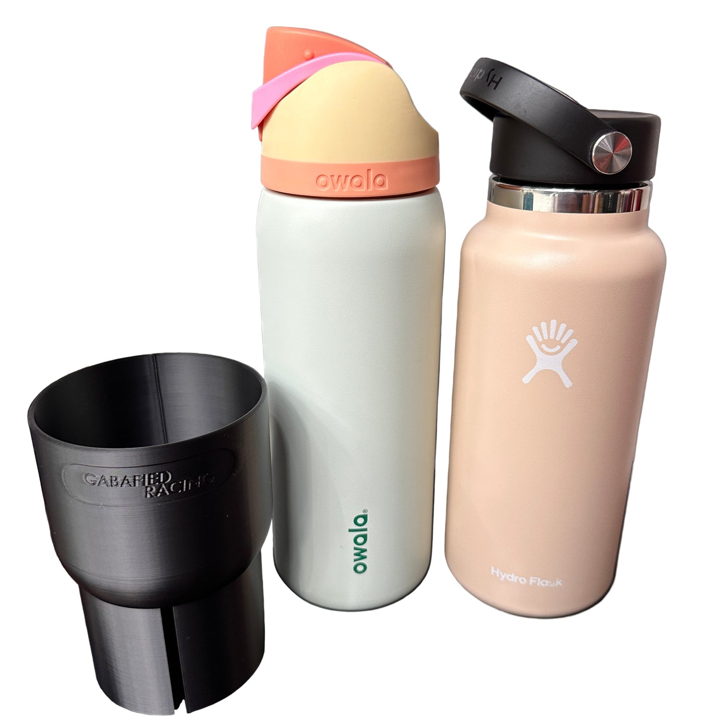 Gabafied Racing Cup Holder Adapter for Owala and Hydro Flask