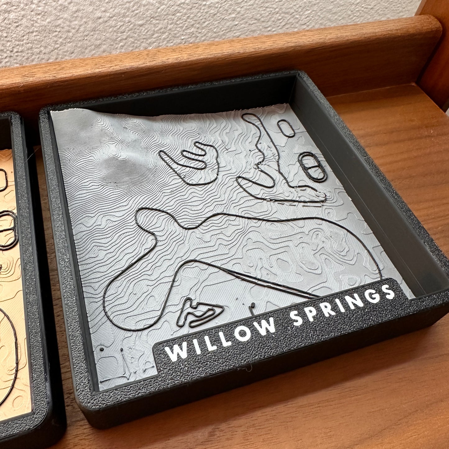 3D Track Map - Wall/Desk Art (Multiple Tracks, Willow Springs, Buttonwillow)
