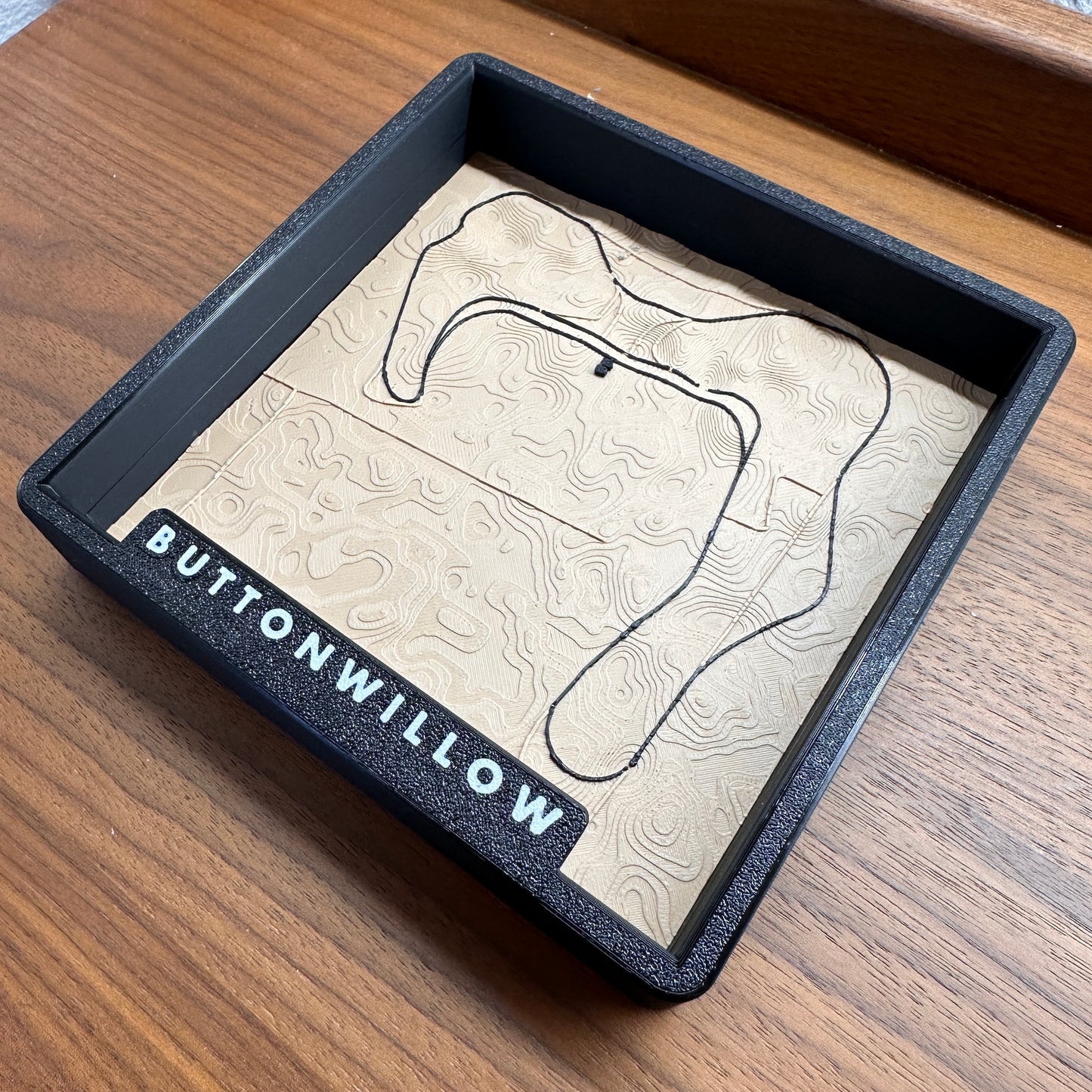 3D Track Map - Wall/Desk Art (Multiple Tracks, Willow Springs, Buttonwillow)