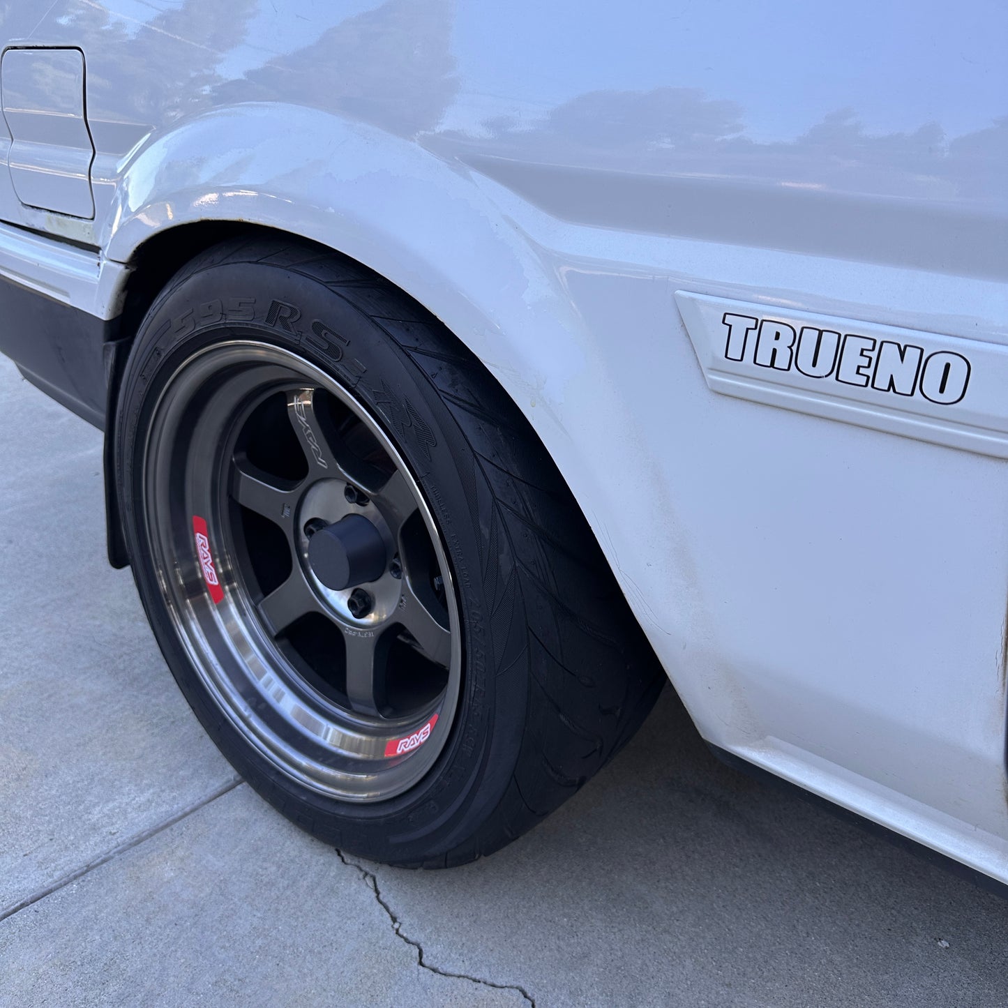 Rays Volk Racing Style Center Caps (Set of 4) - TE37V - AE86 fitment