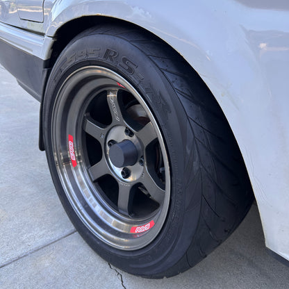 Rays Volk Racing Style Center Caps (Set of 4) - TE37V - AE86 fitment