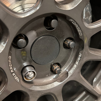 Rays Volk Racing Style Center Caps (Set of 4) - TE37 SAGA/SONIC/ULTRA,TE37V,ZE40,21A,21C,NE24
