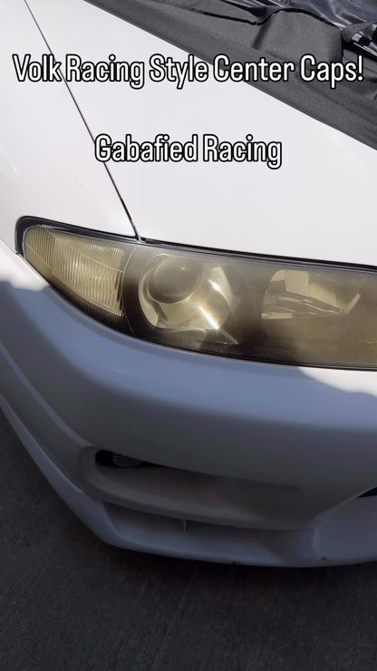 Rays Volk Racing Style Center Caps (Set of 4) - TE37 SAGA/SONIC/ULTRA,TE37V,ZE40,21A,21C,NE24