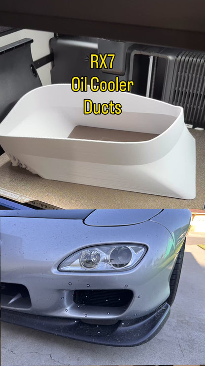 Gabafied FD3S RX‑7 Oil Cooler Ducts (Pair) - 99‑Spec & 93-Spec (Pre‑Facelift) -  [Pre-Order | Intro Pricing]